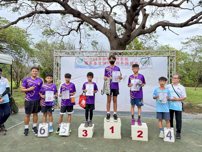 本校籃球隊參加114年新竹縣竹東鎮鎮長盃籃網球神射手錦標賽勇奪佳績圖片